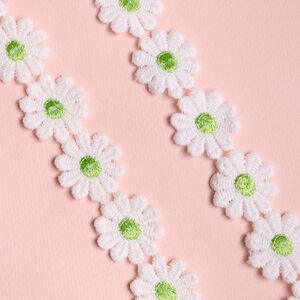 Декоративная лента Ромашка 200*5 см зеленая Koopman (Купман) фото 2