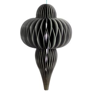 Бумажное украшение Мелиана - Silver Twirl 40 см