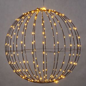 Светодиодный шар Bright Ball 40 см, 240 экстра теплых белых LED ламп, IP44 Koopman фото 1