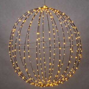Светящийся шар Bright Ball 60 см, 400 экстра теплых белых LED ламп, таймер, IP44 Koopman фото 1