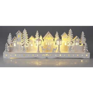 Новогодний светильник Рождество в Росендале 45*15 см, 15 LED ламп, на батарейках