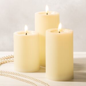 Уличная светодиодная свеча с имитацией пламени Дарвен, на батарейках, таймер