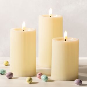 Уличная светодиодная свеча с имитацией пламени Дарвен, на батарейках, таймер