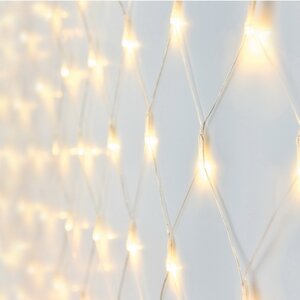 Гирлянда Сетка Koopman 2*1 м, 160 теплых белых LED ламп, прозрачный ПВХ, IP44 Koopman фото 2