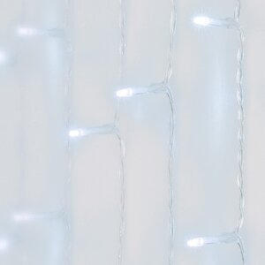 Светодиодный занавес Koopman 2.25*1.5 м, 240 холодных белых LED ламп, прозрачный ПВХ, контроллер, IP44 Koopman фото 1