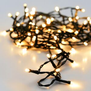 Светодиодная гирлянда Koopman Comfort 9 м, 120 теплых белых LED ламп, зеленый ПВХ, контроллер, таймер, IP44 Koopman (Купман) фото 2