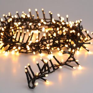 Светодиодная гирлянда на батарейках Koopman 14.4 м, 192 экстра теплых белых LED ламп, черный ПВХ, контроллер, таймер, IP44 Koopman (Купман) фото 2