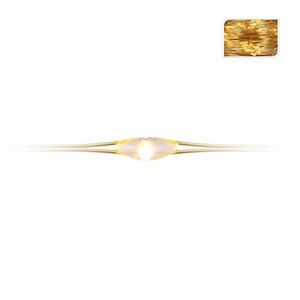 Гирлянда на елку Лучи Росы 10*0.8 м, 80 экстра теплых белых мини LED ламп, золотая проволока, батарейки, IP20 Koopman фото 5