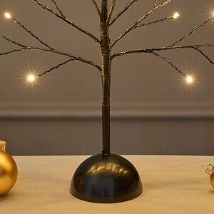 Светящееся дерево Сказочная Липа 40 см, 32 теплые белые мини LED лампы, на батарейках Koopman фото 5