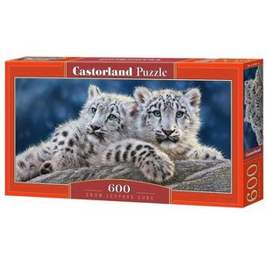 Пазл Снежные леопарды, 600 деталей Castorland фото 2