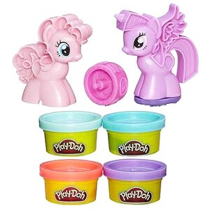 Набор для лепки Твайлайт Спаркл и Пинки Пай: Знаки Отличия с пластилином Play-Doh Hasbro фото 1