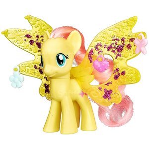Пони с волшебными крыльями и подвесками - Флаттершай 8 см My Little Pony Hasbro фото 1