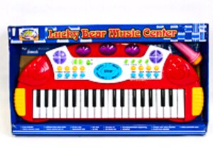 Синтезатор "Lucky Bear", с микрофоном ЖЕНЬ ШЕНЬ фото 1