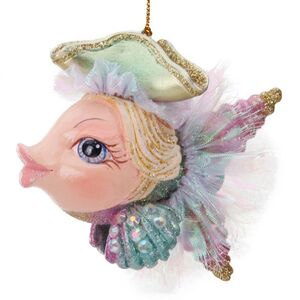 Елочная игрушка Рыбка Сеньор - Tesori di Poseidone 12 см Goodwill фото 1