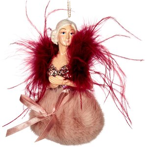 Елочное украшение Танцовщица Иветта Дюпон - Кабаре Chat Noir 14 см, подвеска Goodwill фото 1