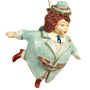 Елочная игрушка Леди Грейнджер в мятном пальто 13 см, подвеска Goodwill фото 1