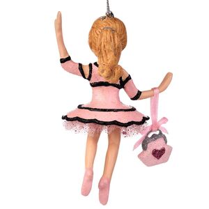 Елочная игрушка Маленькая Леди Мирель в кремовом платье 13 см, подвеска Goodwill (Гудвилл) фото 4