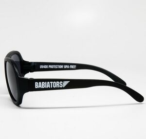 Детские солнцезащитные очки Babiators Original Aviator. Спецназ, 3-5 лет, черный Babiators фото 5