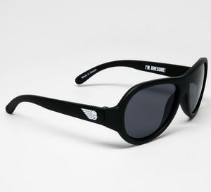 Детские солнцезащитные очки Babiators Original Aviator. Спецназ, 3-5 лет, черный Babiators фото 6