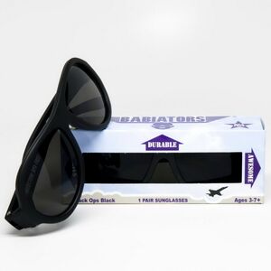 Детские солнцезащитные очки Babiators Original Aviator. Спецназ, 3-5 лет, черный Babiators фото 8