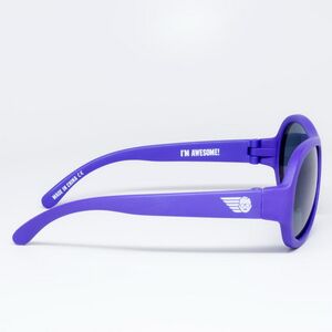 Детские солнцезащитные очки Babiators Original Aviator. Пилот, 3-5 лет, фиолетовый Babiators фото 6