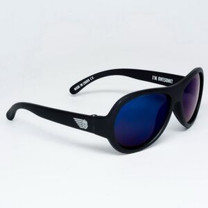 Детские солнцезащитные очки Babiators Polarized. Спецназ, 0-2 лет, черный, чехол Babiators (Бэбиаторс) фото 1