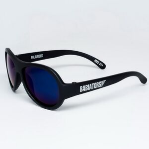 Детские солнцезащитные очки Babiators Polarized. Спецназ, 0-2 лет, черный, чехол Babiators (Бэбиаторс) фото 7