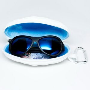 Детские солнцезащитные очки Babiators Polarized. Спецназ, 0-2 лет, черный, чехол Babiators (Бэбиаторс) фото 3