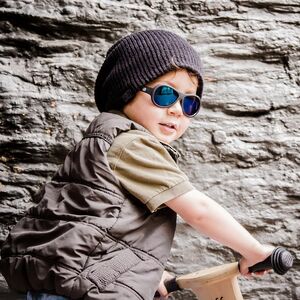 Детские солнцезащитные очки Babiators Polarized. Спецназ, 0-2 лет, черный, чехол Babiators (Бэбиаторс) фото 2