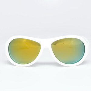 Детские солнцезащитные очки Babiators Polarized. Шалун, 0-2 лет, белый, чехол Babiators фото 5