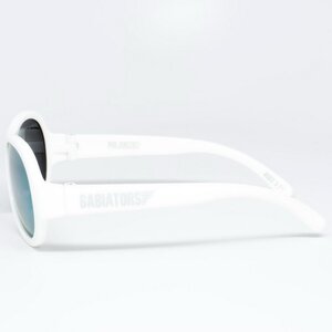 Детские солнцезащитные очки Babiators Polarized. Шалун, 3-5 лет, белый, чехол Babiators фото 7