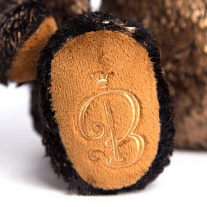 Мягкая игрушка Медведь БернАрт 34 см золотой металлик Budi Basa фото 3