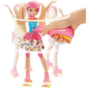 Кукла Барби Виртуальный мир - на светящихся роликах 33 см Mattel фото 3