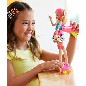 Кукла Барби Виртуальный мир - на светящихся роликах 33 см Mattel фото 6