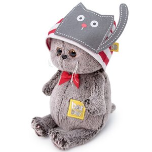 Мягкая игрушка Кот Басик Baby в шапочке с котиком 20 см Budi Basa фото 2