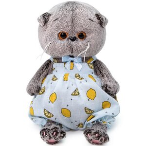 Мягкая игрушка Кот Басик Baby в песочнике с лимонами 20 см