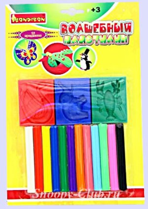 Набор пластилина, 15 предметов Bondibon (Бондибон) фото 1