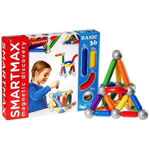 Магнитный конструктор SMARTMAX "Основной набор", 36 дет
