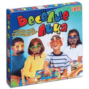 Настольная игра для компании Веселые лица Bondibon фото 2