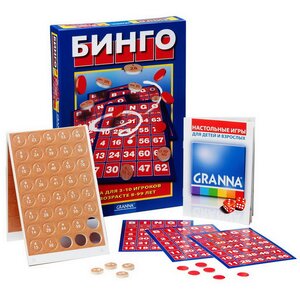 Настольная игра для всей семьи Бинго Bondibon фото 1