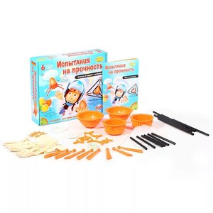 Набор для опытов Науки с Буки: Испытания на прочность + 6 экспериментов Bondibon фото 2