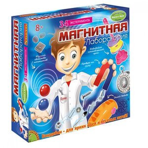Набор для опытов Науки с Буки: Магнитная лаборатория + 34 эксперимента