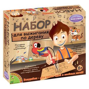 Набор для выжигания с прибором Досуг с Буки Bondibon фото 3