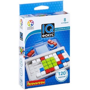 Игра - головоломка IQ-Фокус (120 заданий) Bondibon фото 1