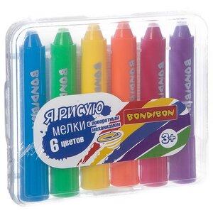 Восковые мелки Я рисую 6 цветов