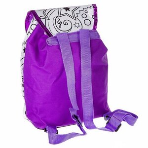 Рюкзак для раскрашивания с пайетками Диско 30*29 см Bondibon фото 3