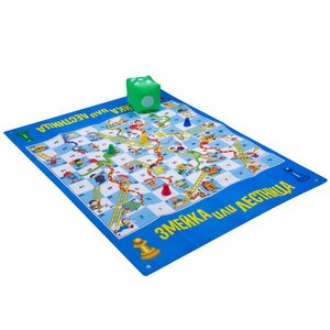 Напольная игра ходилка Змейка или лестница Bondibon фото 3
