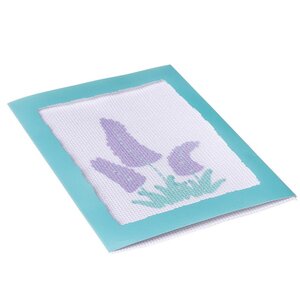 Набор для вышивания лентами Творчество с Луки - Фиолетовые Цветы, 2 уровень сложности Bondibon фото 3