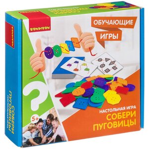Развивающая настольная игра Собери пуговицы Bondibon фото 1