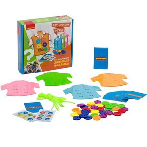 Настольная игра-шнуровка Швейная фабрика Bondibon фото 3